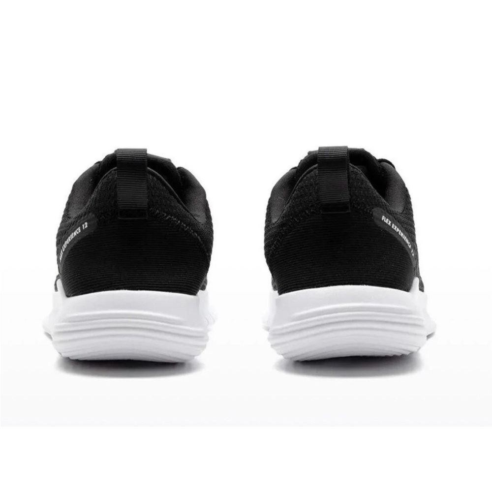 Nike Flex Experience Run 12 Women's White Black Running Work Shoe No Lid - Picture 3 of 8
